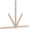 Ekena Millwork Kennewick Smooth Timber Gable Bracket, Douglas Fir, 108"W x 72"H x 1 1/2"D x 3 1/2"F, 16/12 Pitch GBW108X72X0204KEN00SDF - alternate 2